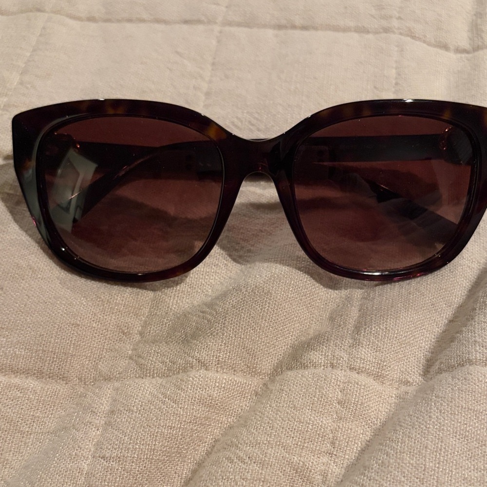 Tory Burch Tortoiseshell Sunglasses with Brown Lenses